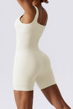 Women's Seamless Thin Waist Stretch Playsuit