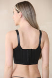 Women's Versatile Solid Color Adjustable Straps Soft Breathable Underwire Push-Up Bra